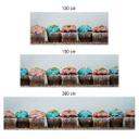Revêtement pour cuisine - Alu-Dibond - Party Cupcake - Argenté 