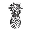 Decoración de piña acrílica