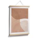 Póster Boho formas de acuarela en tonos marrones - Costa