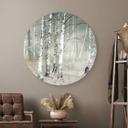 Tableau sur alu-Dibond Talen - Repos matinal - Rond