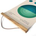 Tekstil plakat Bauhaus Mavi Daire - Tunaboylu