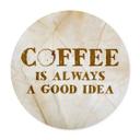 Plakat-kaffe er altid en god idé - Round