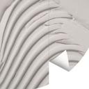 Bløde strukturer i beige - Pictufy Fototapet - Round - vliesetapet/selvklæbende non-woven tapet
