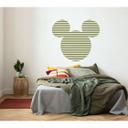 Selvklæbende non-woven tapet - Mickey Head Stripes - 125 x 125 cm