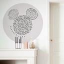 Selvklæbende non-woven tapet - Mickey Stipple Art - 125 x 125 cm