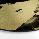 Wandcirkel Alu-Dibond Fashion Victim - goud effect