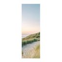 Póster de tela Dunas de la costa holandesa - Zwart - Panorama