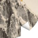 Tapet cirkel Bodart - Sun and Mountain - vliesetapet/selvklæbende non-woven tapet