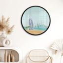 Plakat Dubai Beach - Burj Al Arab - Rivers - Rundt