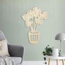 Decoración en madera planta monstera - chopo
