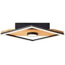Deckenleuchte Vincent, braun, 6,2 x 25 cm, Holz Lampe