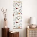 Tekstil plakat Farverige vilde blomster - UN Designs