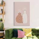 Lienzo uplusmestudio - Flores pequeñas en un jarrón