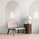 arkitekturtapet i beige hvid - non-woven tapet 3D-look - moderne design