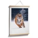 Póster Tigre siberiano en la nieve - van Duijn