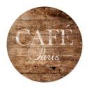 Plakat Café Paris - Rund