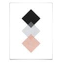 Plakat - Nouveauprints - Squares Pink