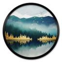 Póster SpaceFrog Designs - Morning Calm - Redondo
