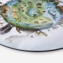 Tableau sur alu-Dibond rond Kikki Belle - Monde animal