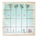 Cuadro de madera Rivers - Miami - 40x41,5 cm