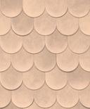 Non-woven tapet i orange 3D-look skalaer vintage brugt look geometrisk 
