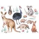 Sticker mural Kvilis - Animaux d'Australie (19 pièces)
