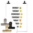 Póster - Emojione - Día de la semana
