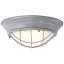Wand- und Deckenleuchte Sina, grau, 14,5 x 34 cm, Glas Deckenlampe, dimmbar