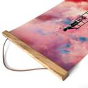Póster de tela surrealista - Pintor de nubes - Taudalpoi