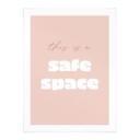 Plakat This is a safe space