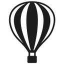 Muursticker Luchtballon 02