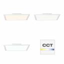 LED Deckenleuchte Aaron, weiß, 39,5 x 39,5 cm, dimmbar