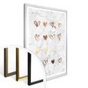 Póster look cobre - corazones