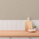 Ikke-vævet tapet i brun-beige - naturligt look med tekstilstruktur