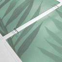 Separador de ambientes, biombo, pantalla de privacidad colgante Hojas de palmera verde