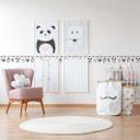 A.S. Création Lovely Kids Frise autocollante enfant - Rosé, Blanc