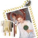 Póster - Cassatt - Denise en la mesa de cosmética