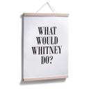 Plakat - What would Whitney do?