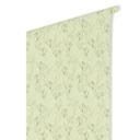 Tapet med mønster Grafiske blomster - blomstermark grøn