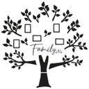 Sticker mural Arbre généalogique XXL