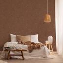 Livingwalls Industrial Papier peint uni Marron Orange 