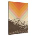 Cuadro lienzo paisaje de montaña retro - Bodart