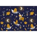 Fotomural habitación infantil - animales del bosque por la noche - UN Designs