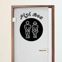 Sticker mural - Pipi Box