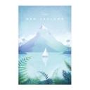 Tekstil plakat Rivers - New Zealand