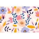 Fototapet blomster moderne lyserød farverig 3,75 x 2,50 m - ikke-vævet tapet med mønster
