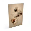 Cuadro de madera flores secas - elegancia de lo pasajero - Treechild