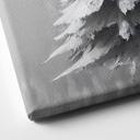 Lienzo Árbol de Navidad cubierto de nieve - Treechild