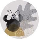 Selvklæbende non-woven tapet - Minnie Loop Art - 125 x 125 cm