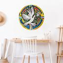 Vinilo decorativo paloma de la paz - Inspirado en Matisse - Zamart - Redondo